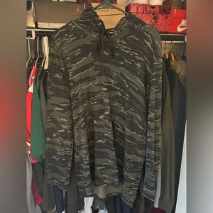 Camo Long Sleeve Hoodie